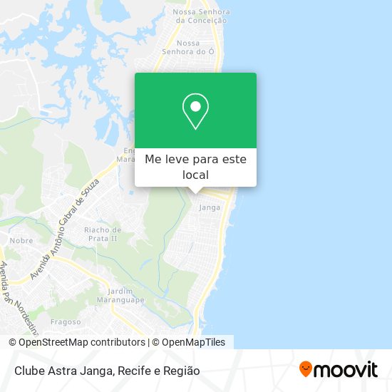 Clube Astra Janga mapa