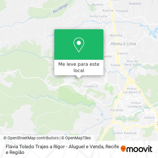 Flávia Toledo Trajes a Rigor - Aluguel e Venda mapa
