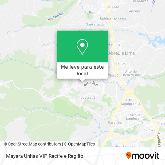 Mayara Unhas VIP mapa