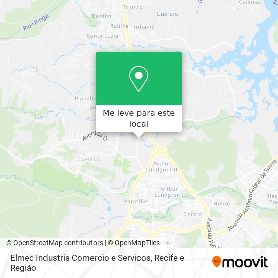Elmec Industria Comercio e Servicos mapa