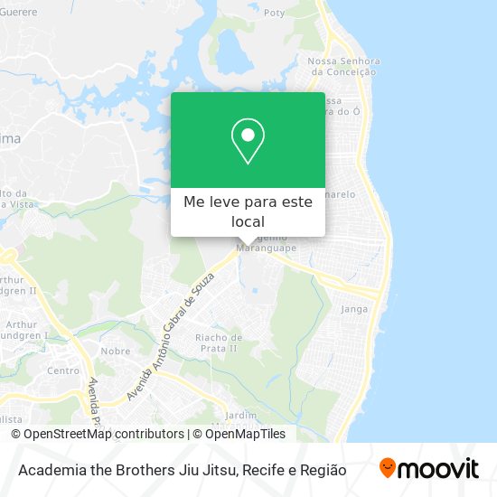 Academia the Brothers Jiu Jitsu mapa
