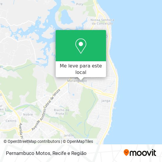 Pernambuco Motos mapa