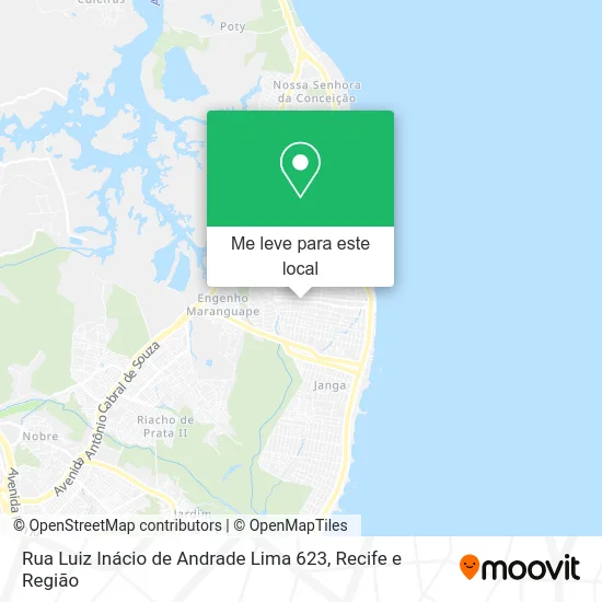 Rua Luiz Inácio de Andrade Lima 623 mapa