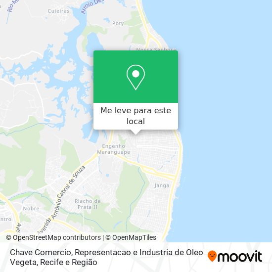 Chave Comercio, Representacao e Industria de Oleo Vegeta mapa