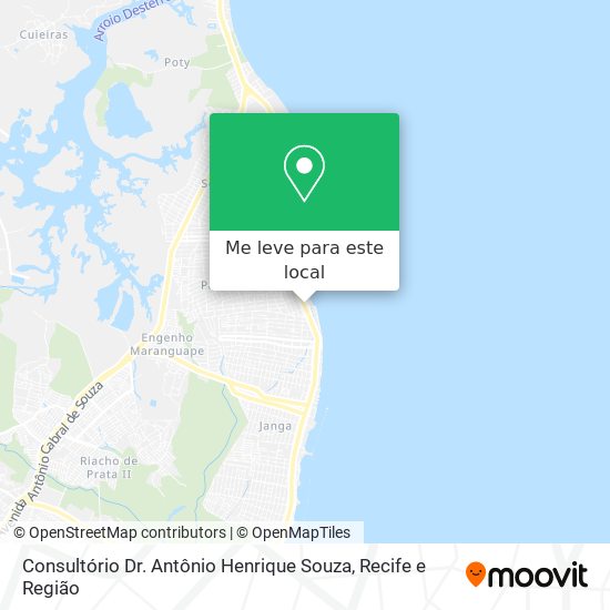 Consultório Dr. Antônio Henrique Souza mapa