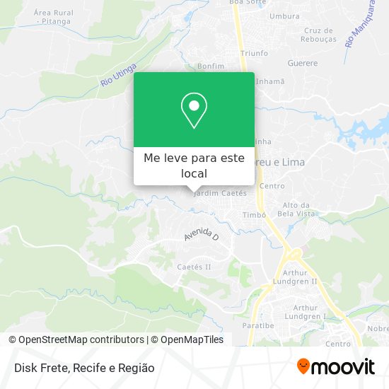 Disk Frete mapa