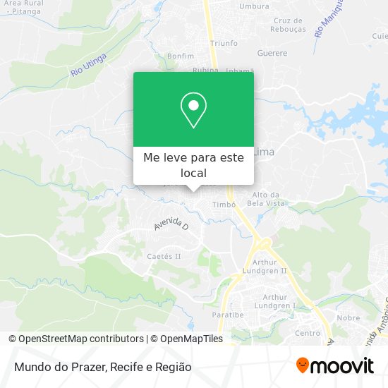 Mundo do Prazer mapa