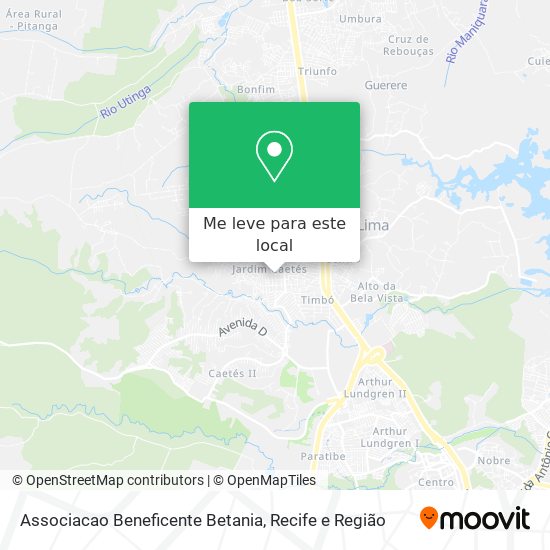 Associacao Beneficente Betania mapa