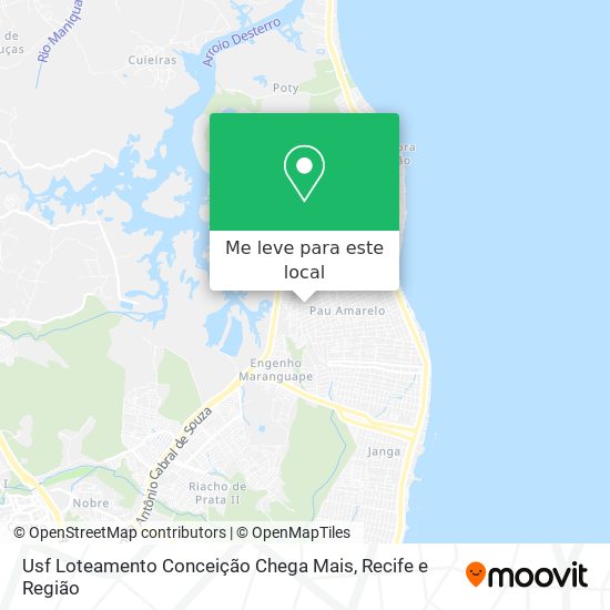 Usf Loteamento Conceição Chega Mais mapa