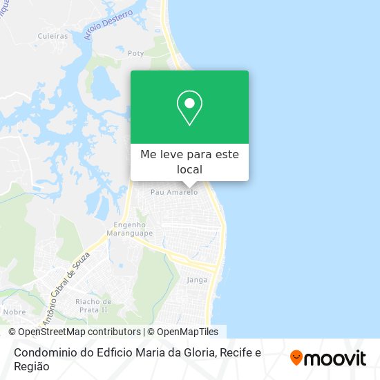 Condominio do Edficio Maria da Gloria mapa