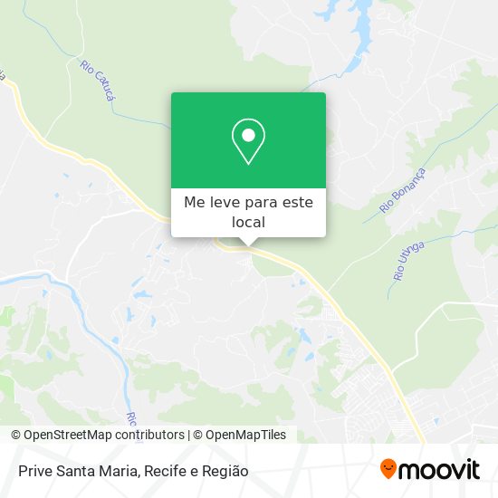 Prive Santa Maria mapa