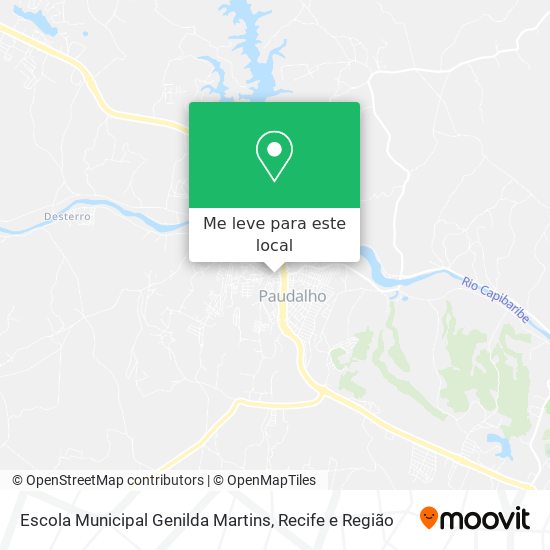 Escola Municipal Genilda Martins mapa