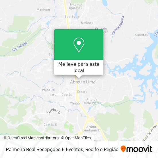 Palmeira Real Recepções E Eventos mapa