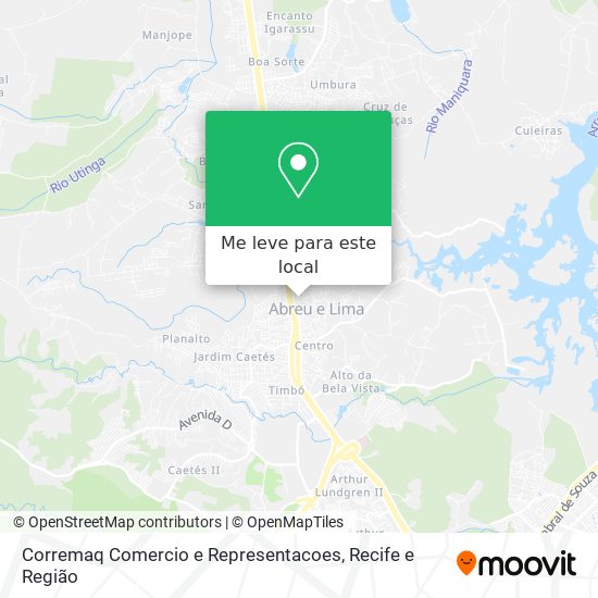 Corremaq Comercio e Representacoes mapa