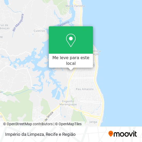 Império da Limpeza mapa