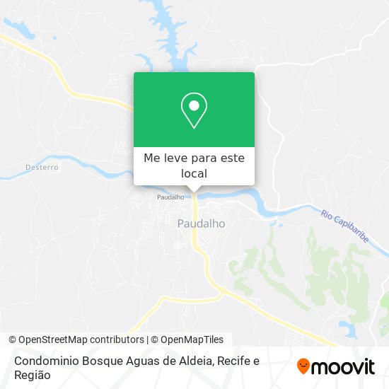 Condominio Bosque Aguas de Aldeia mapa