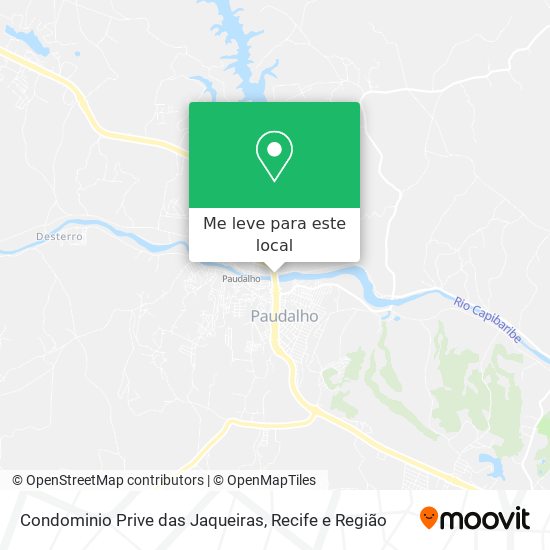 Condominio Prive das Jaqueiras mapa