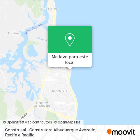 Construaal - Construtora Albuquerque Avezedo mapa