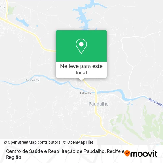 Centro de Saúde e Reabilitação de Paudalho mapa