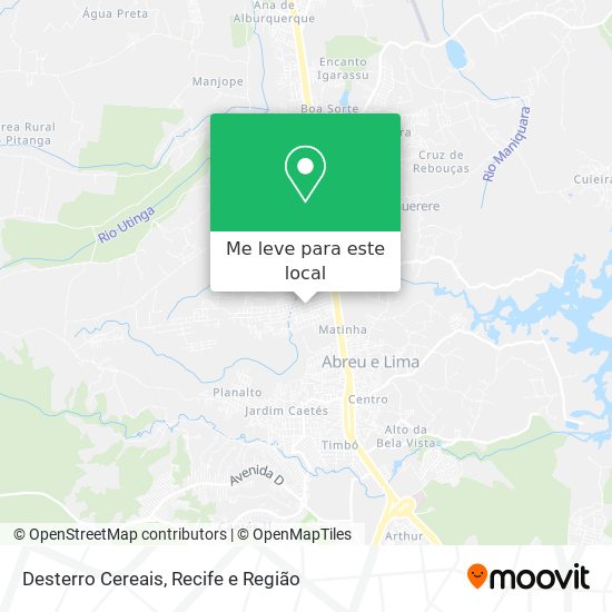 Desterro Cereais mapa
