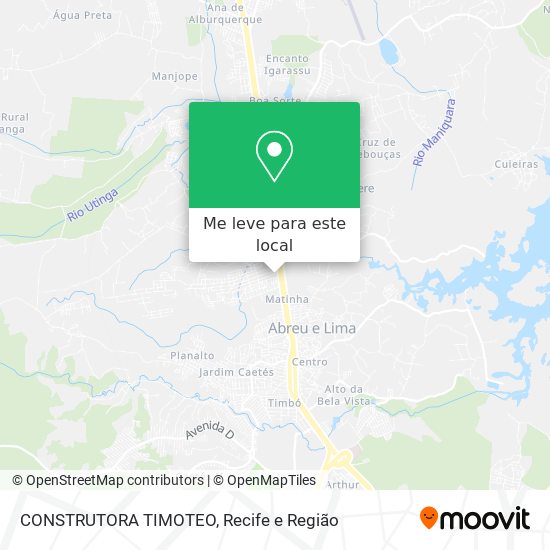 CONSTRUTORA TIMOTEO mapa