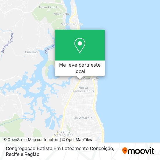 Congregação Batista Em Loteamento Conceição mapa
