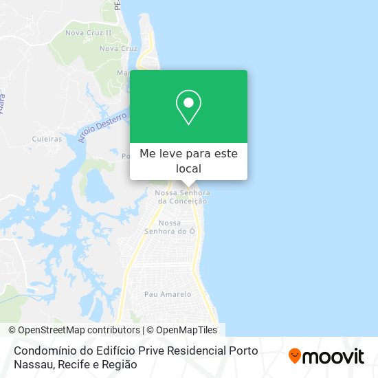 Condomínio do Edifício Prive Residencial Porto Nassau mapa