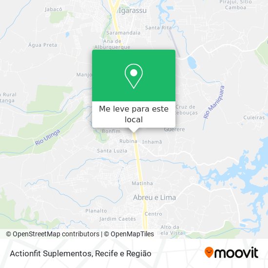 Actionfit Suplementos mapa