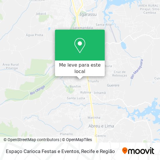 Espaço Carioca Festas e Eventos mapa