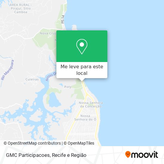 GMC Participacoes mapa