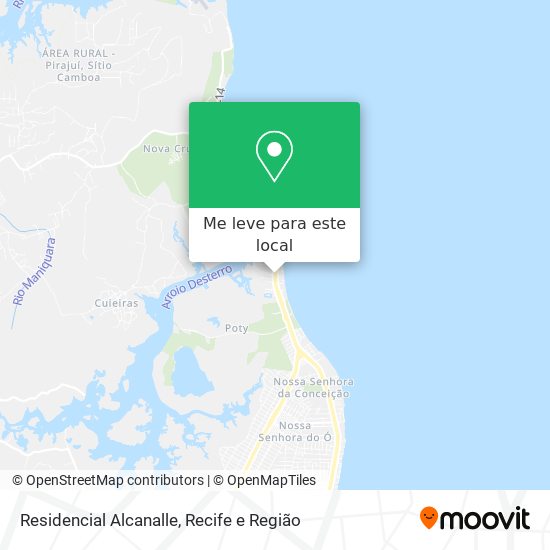 Residencial Alcanalle mapa