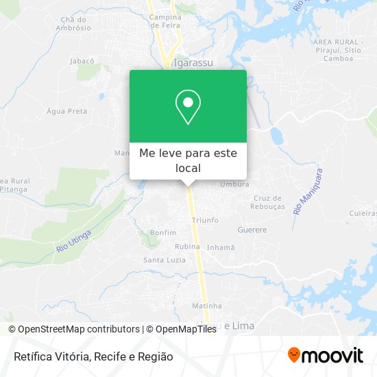 Retífica Vitória mapa