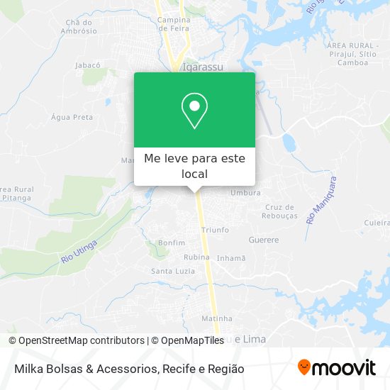Milka Bolsas & Acessorios mapa