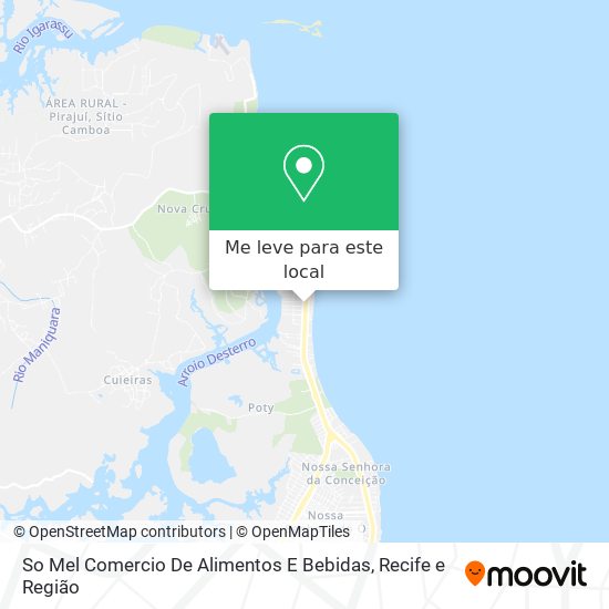 So Mel Comercio De Alimentos E Bebidas mapa