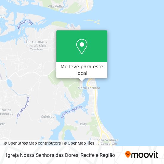 Igreja Nossa Senhora das Dores mapa