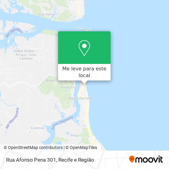 Rua Afonso Pena 301 mapa