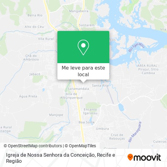 Igreja de Nossa Senhora da Conceição mapa