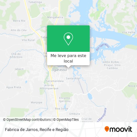 Fabrica de Jarros mapa