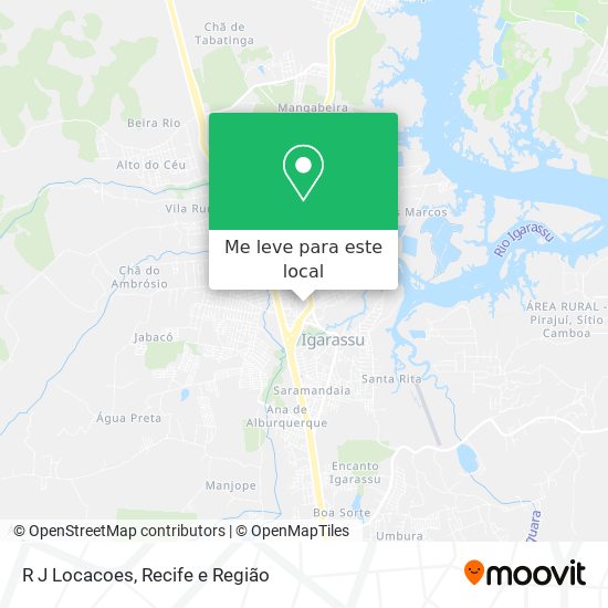 R J Locacoes mapa