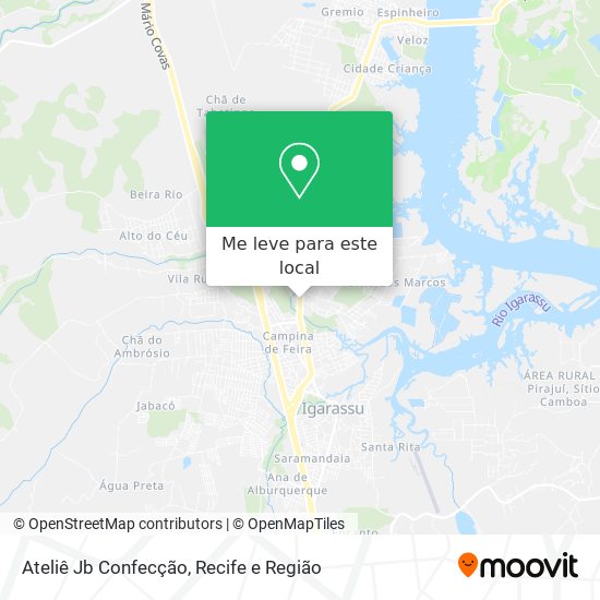 Ateliê Jb Confecção mapa