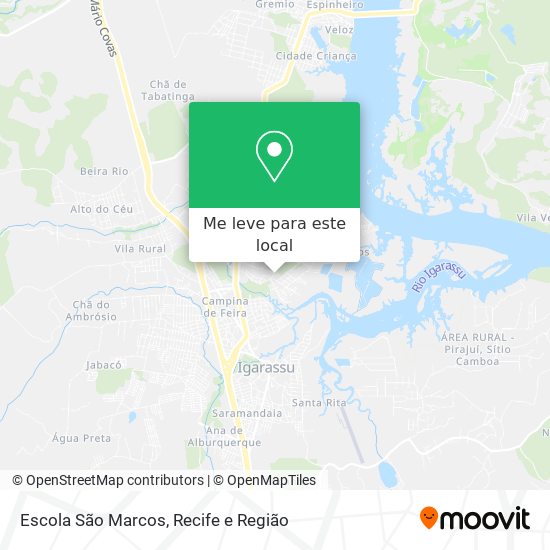 Escola São Marcos mapa