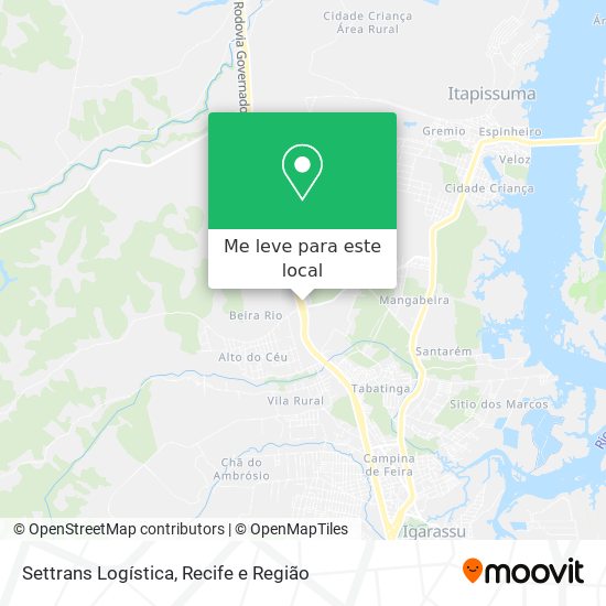 Settrans Logística mapa
