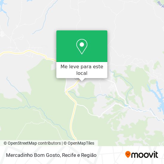 Mercadinho Bom Gosto mapa