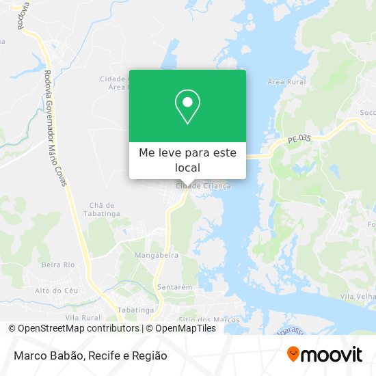 Marco Babão mapa