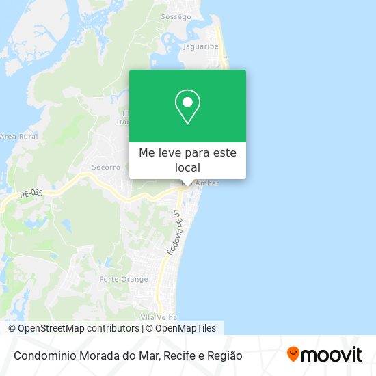 Condominio Morada do Mar mapa