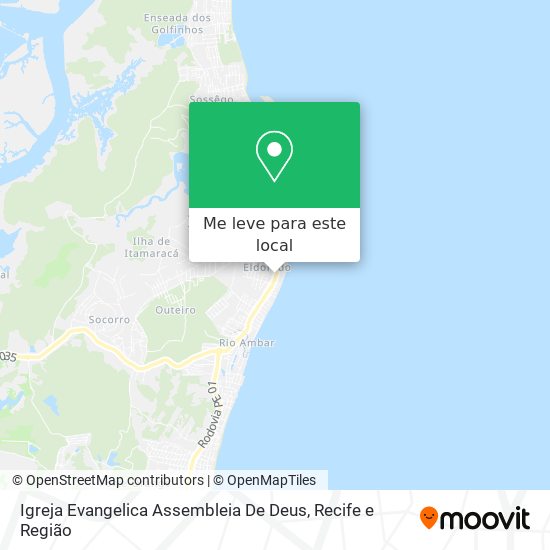 Igreja Evangelica Assembleia De Deus mapa