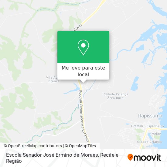 Escola Senador José Ermírio de Moraes mapa
