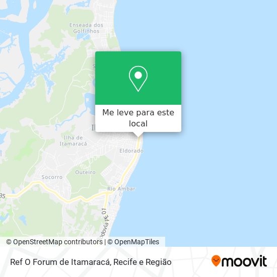 Ref O Forum de Itamaracá mapa