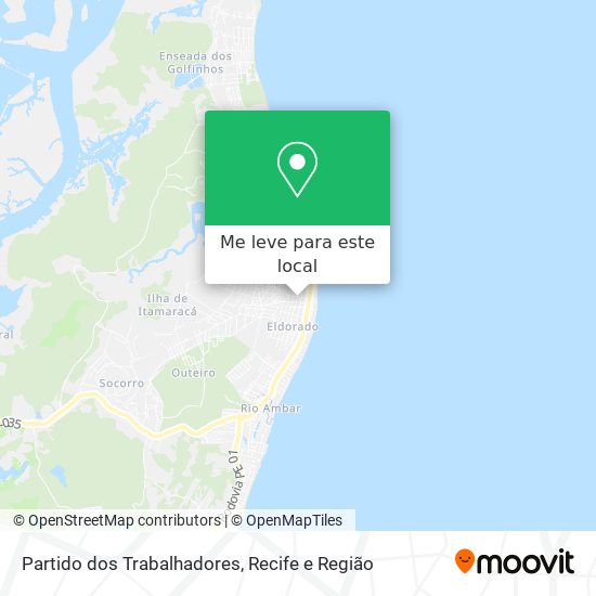 Partido dos Trabalhadores mapa