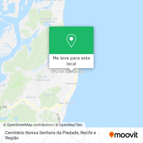 Cemitério Nossa Senhora da Piedade mapa
